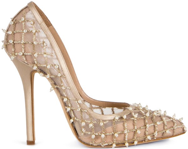 Oscar de la Renta "Pearl" Pumps