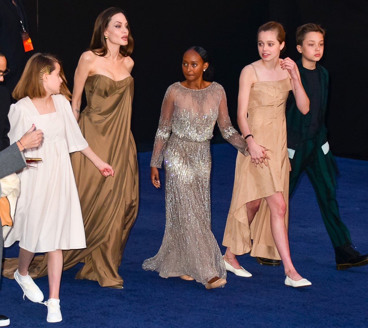 Zahara Jolie-Pitt Wears Mom Angelina Jolie's 2014 Oscars Dress