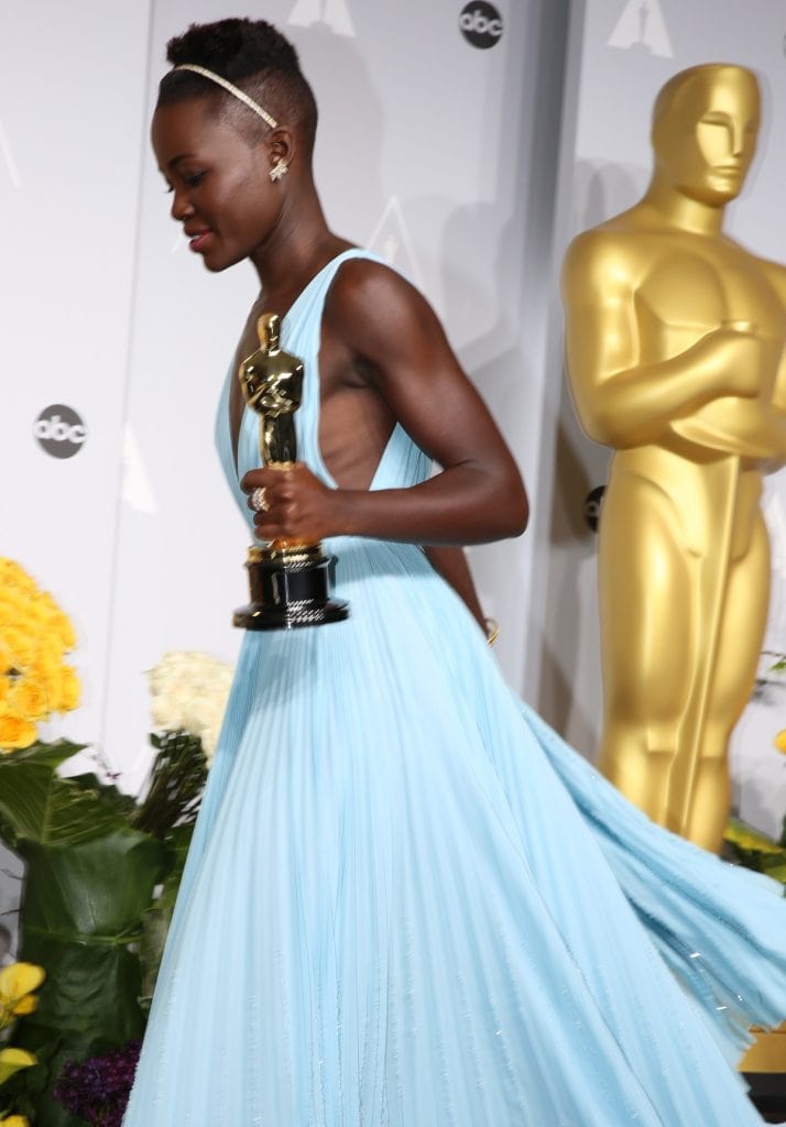 Lupita Nyong'o's Blue Prada Gown: A Timeless Oscar Classic