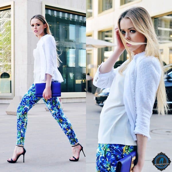 How to Wear Floral Pants - Glamourim