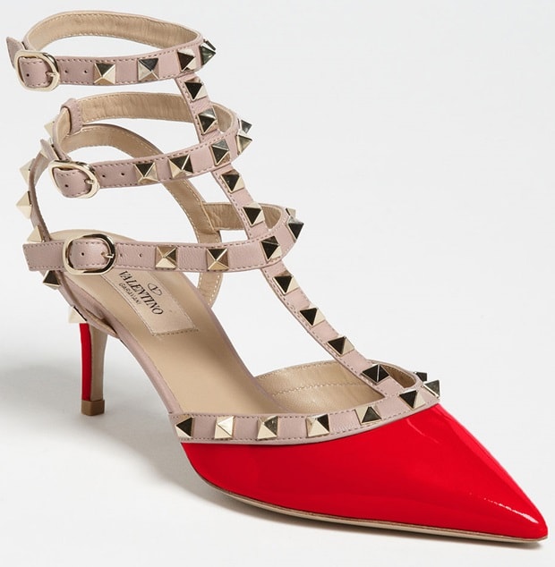 Valentino Red Rockstud Pump