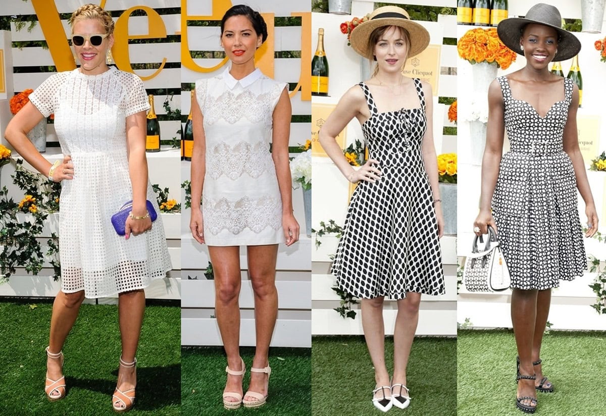 Busy Phillips, Olivia Munn, Dakota Johnson, and Lupita Nyong'o showcased their chic summer styles at the 7th Annual Veuve Clicquot Polo Classic in Liberty State Park