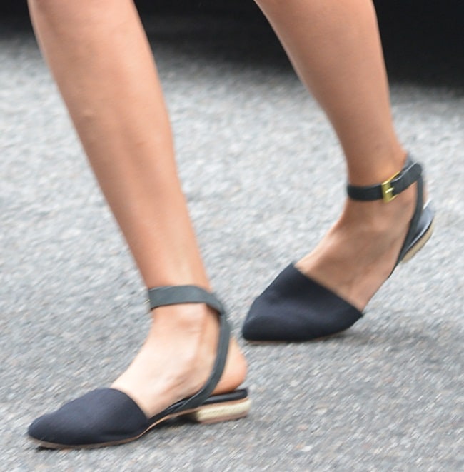flats that tie around the ankle
