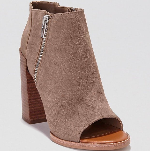 DV by Dolce Vita 'Mercy' Booties in Gray Suede