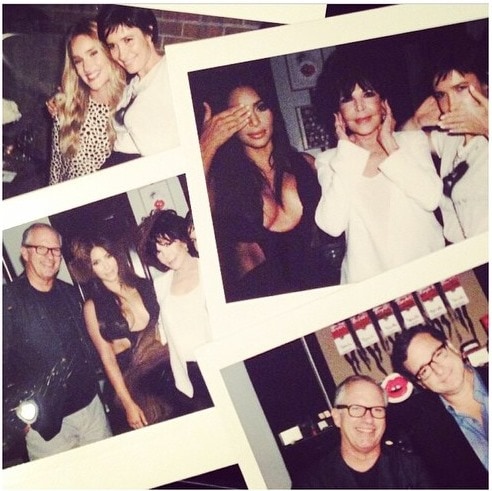Picture collage shared by Kim Kardashian with the caption "About last night! #VioletGrey