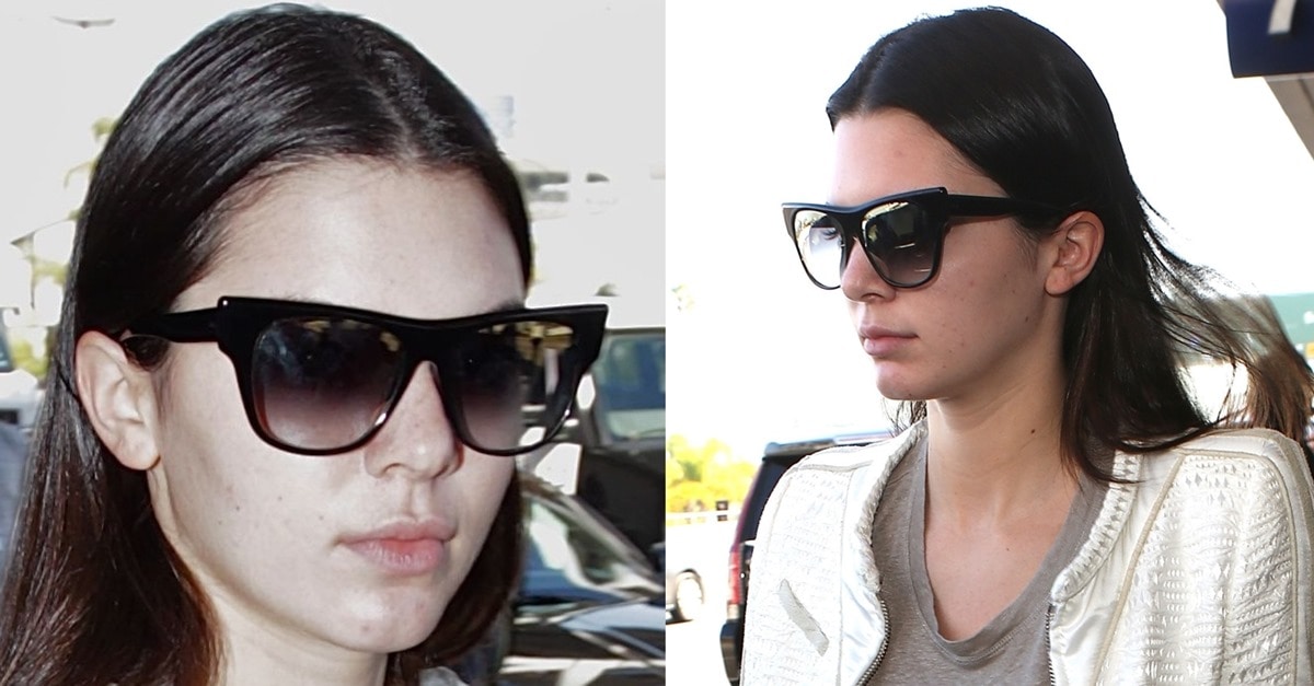 Kendall Jenner at LAX in Alexander Wang "Anouck" Chelsea Boots