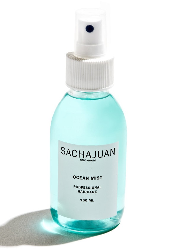 Spritz on a little of SACHAJUAN’s Ocean Mist leave-in spray and give your hair all the gorgeous, natural twist and volume it gets after a day of surf, sun, sand, and salt