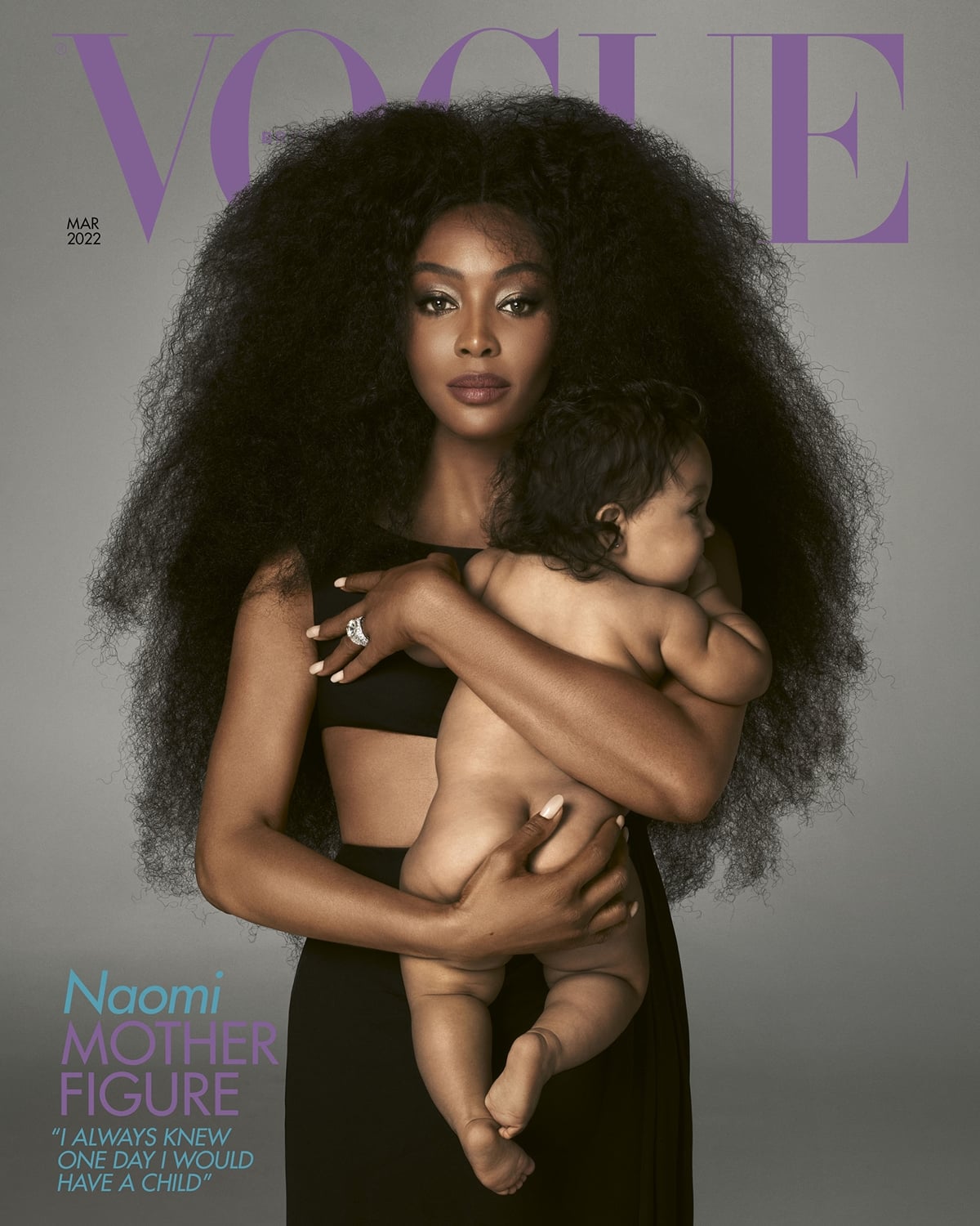 Naomi Campbell Finally Reveals Her Daughter to the World on the Cover