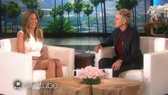 Jennifer Aniston Gets Fake Topless Photo With Ellen