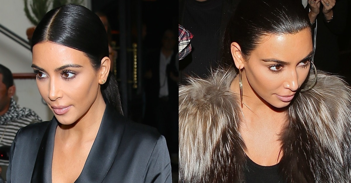 Kim Kardashian Resurrects Balmain's Button-Side Boots at LAX