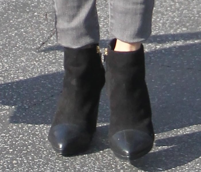 Newly Engaged Nikki Reed's Rivington Suede Cap-Toe Ankle Boots