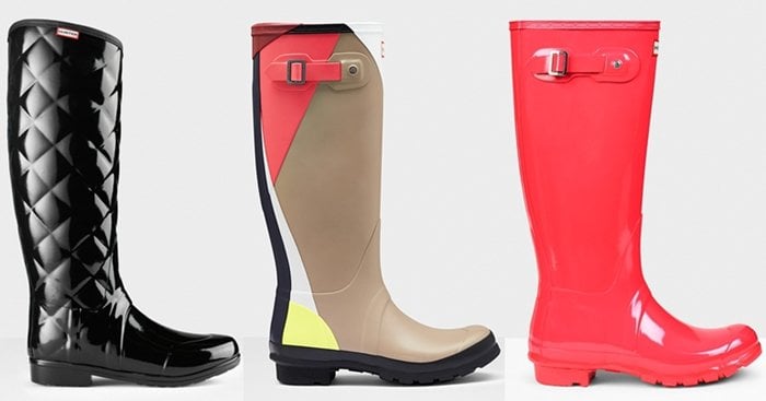 hunter boots color