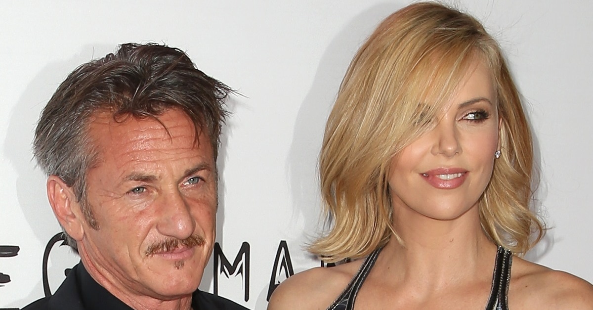 Charlize Theron and Boyfriend Sean Penn at The Gunman Premiere