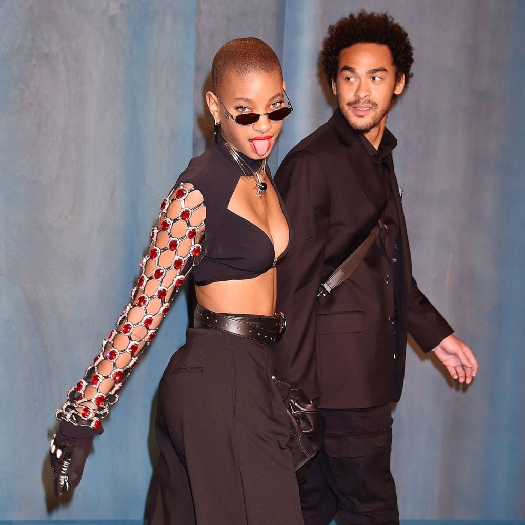 Willow Smith Wears Edgy Outfit for 2022 Oscars Party