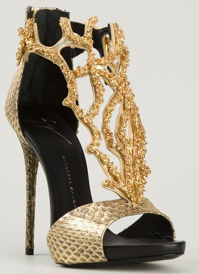 Giuseppe Zanotti Gold Metallic Sandals