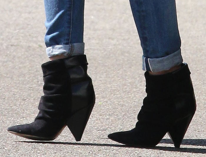 Hilary Duff Looks Effortlessly Cool in Isabel Marant Boots After ...