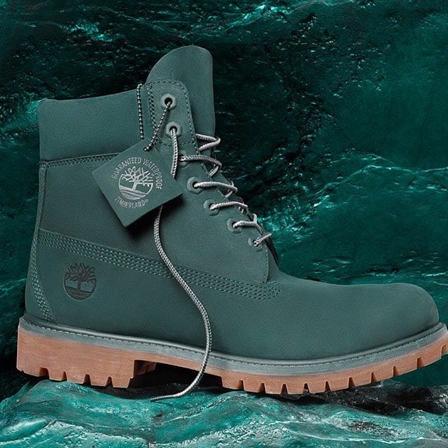 teal timberland boots