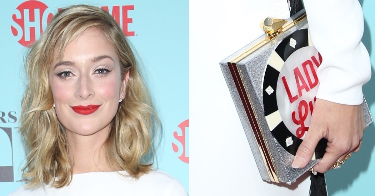 Caitlin Fitzgerald Promotes Masters Of Sex In Hot Anja Pumps