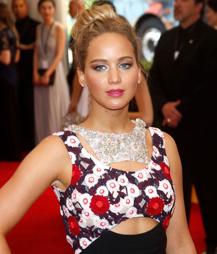 Jennifer Lawrence at the "China: Through the Looking Glass" Costume Institute Benefit Gala