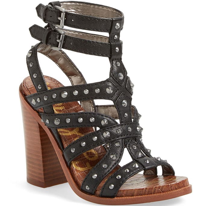 Sam Edelman Keith Studded Sandals Black