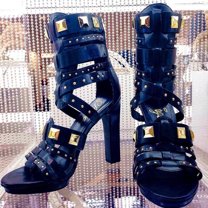 Fergie's Gloriously Studded Bonnie Gladiator Sandals