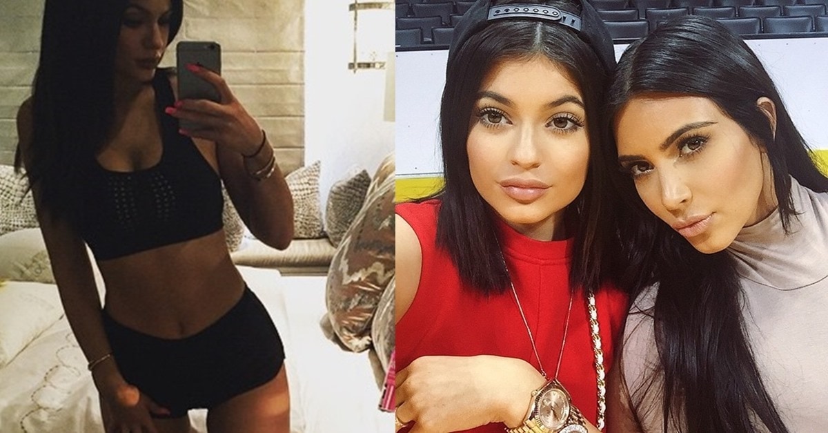 Kylie Jenner's Sexy Bra and Shorts From Fine Ass Girls