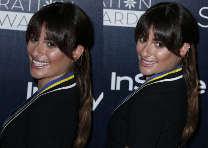 Lea Michele accessorized with jewelry by Harry Kotlar and Djula Jewelry