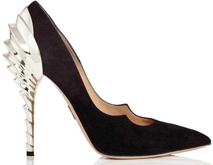 Emmy Rossum's Zenadia Shoes Inspired by NYC's Chrysler Building