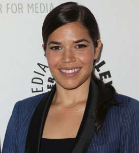 America Ferrera's Nude Legs & Feet in Sexy High Heels