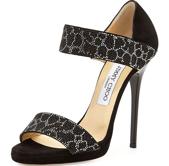 Studded Double Band Jimmy Choo "Lee" Sandals