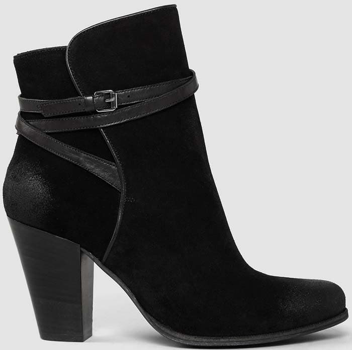 AllSaints Victoria Heels Boot Black