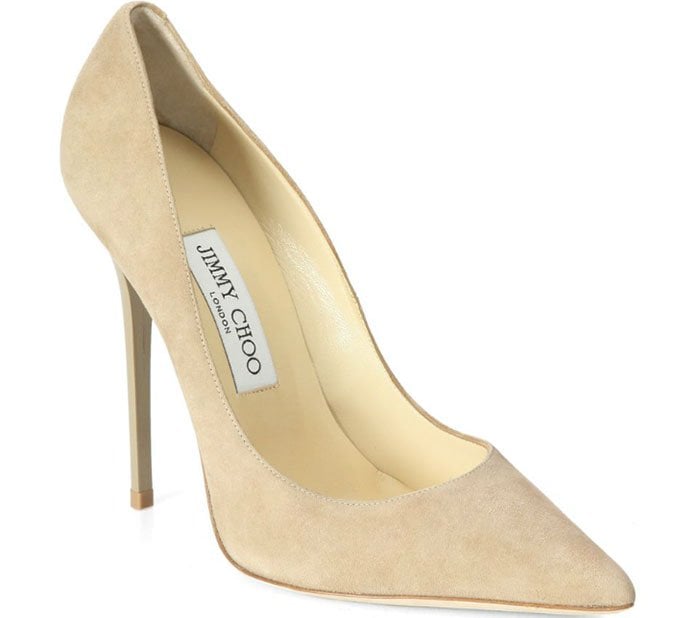 Jimmy Choo Anouk Pumps Nude Suede