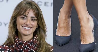 410px x 220px - Penelope Cruz's Sexy Feet and Nude Legs in Hot High Heels