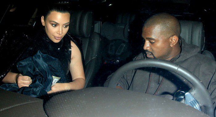 A heavily pregnant Kim Kardashian and Kanye West attend Kendall Jenner's Birthday Celebration at The Nice Guy