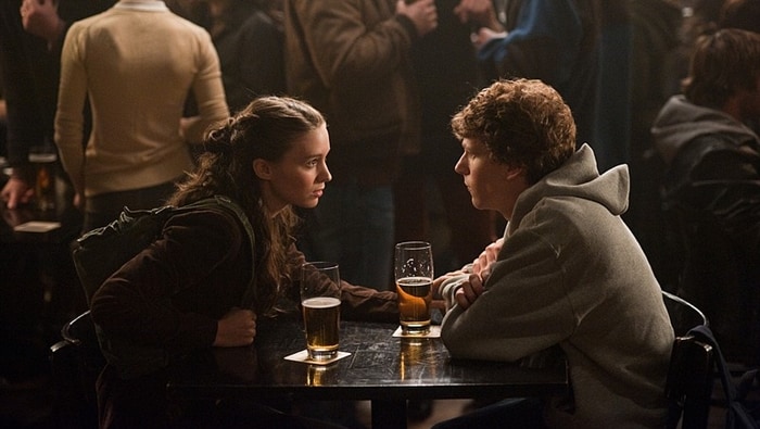Rooney Mara was 24 and Jesse Eisenberg 26 while filming The Social Network