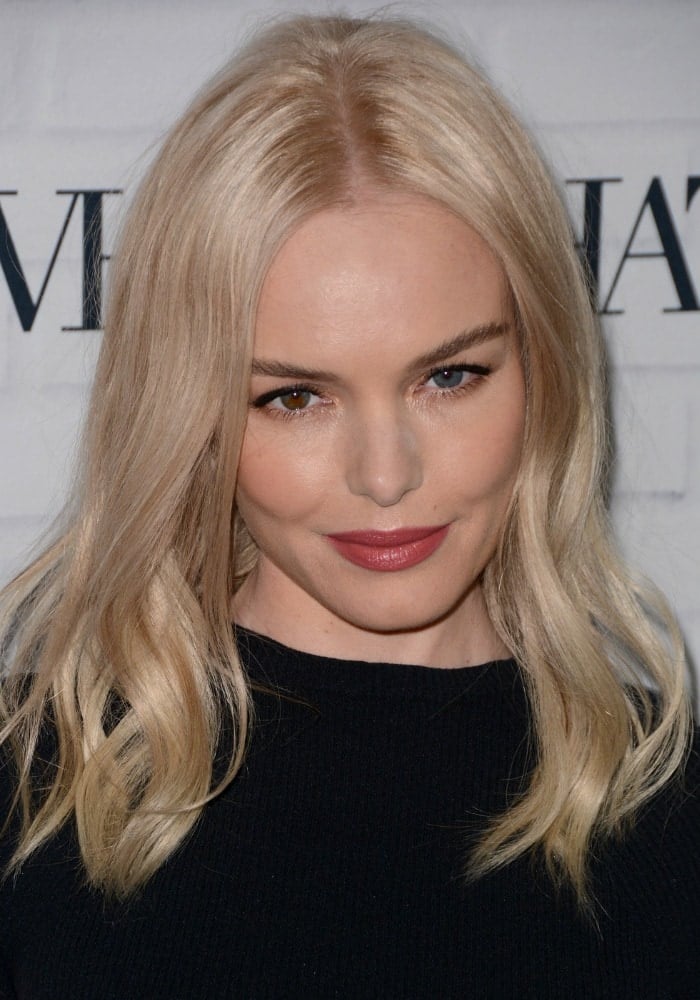 Kate Bosworth wears a minimal makeup look at the Who What Wear x Target release party