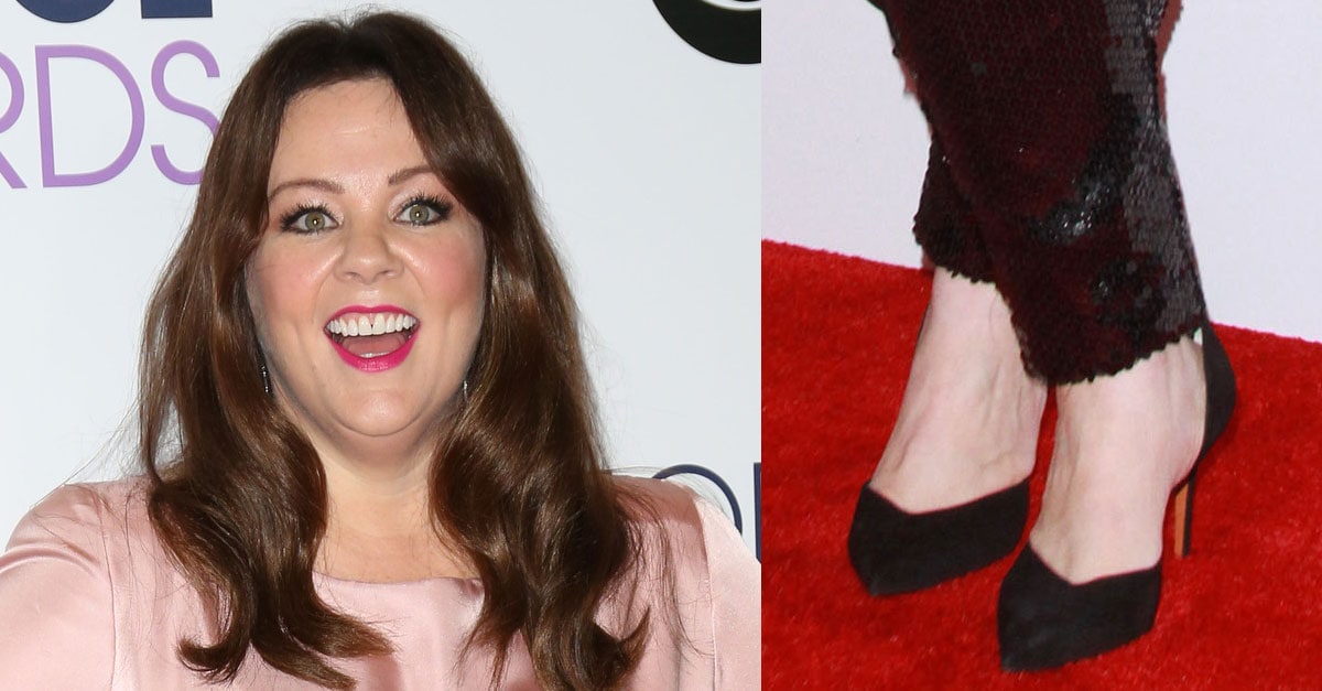 Melissa Mccarthy In Celine Pumps At Peoples Choice Awards 6060