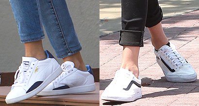 celebrity white sneakers 2019