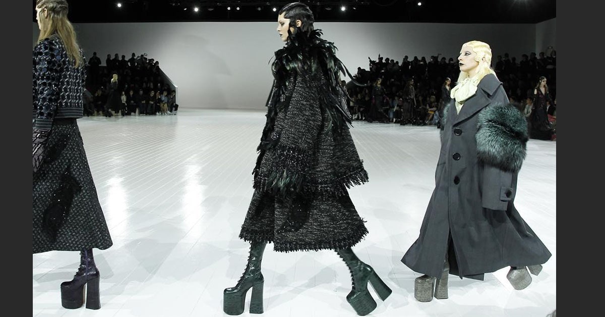 Lady Gaga and Kendall Jenner Walk in Massive Goth Platform Boots at ...