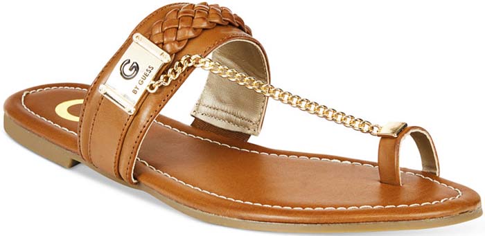 G by GUESS 'Limitt' Chained Flat Sandals