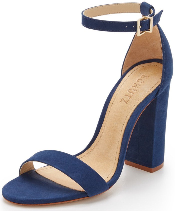 Schutz Enida Sandal in Dress Blue