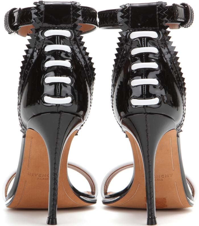 Givenchy's 'Nadia' sandals get a sporty and sleek makeover with monochrome color-blocking