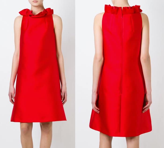 Lanvin Ruffled Neck Dress