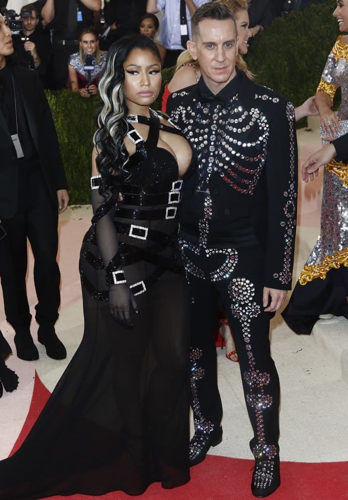 Jeremy Scott and Nicki Minaj at the 2016 Metropolitan Museum of Art Costume Institute Gala – Manus x Machina: Fashion in the Age of Technology