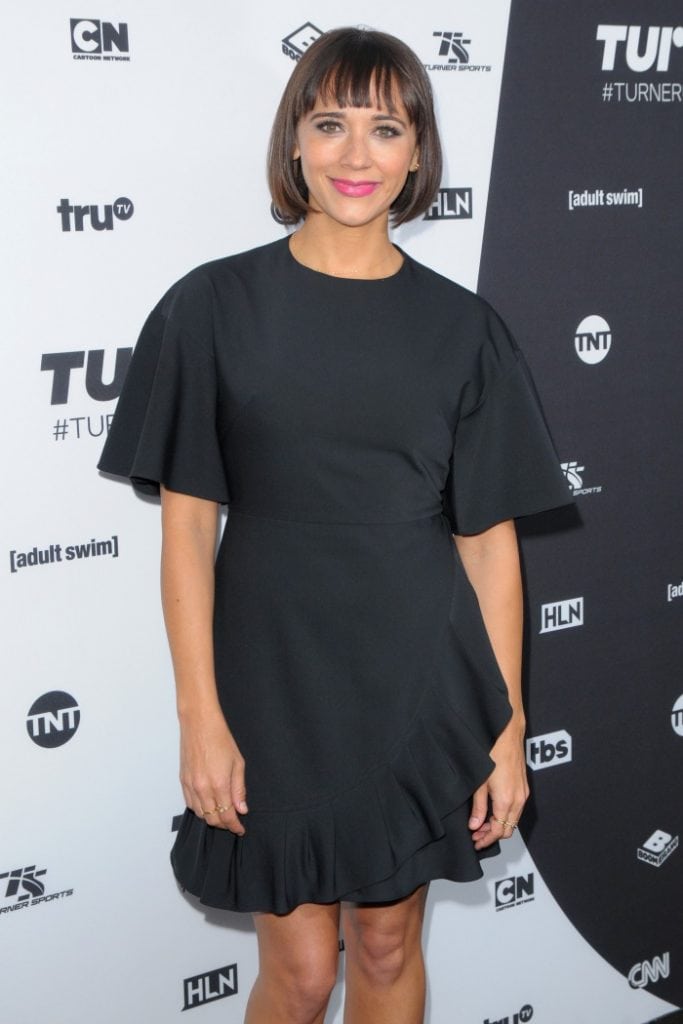 Mod Chic: Rashida Jones in Tibi Dress and Pierre Hardy Heels