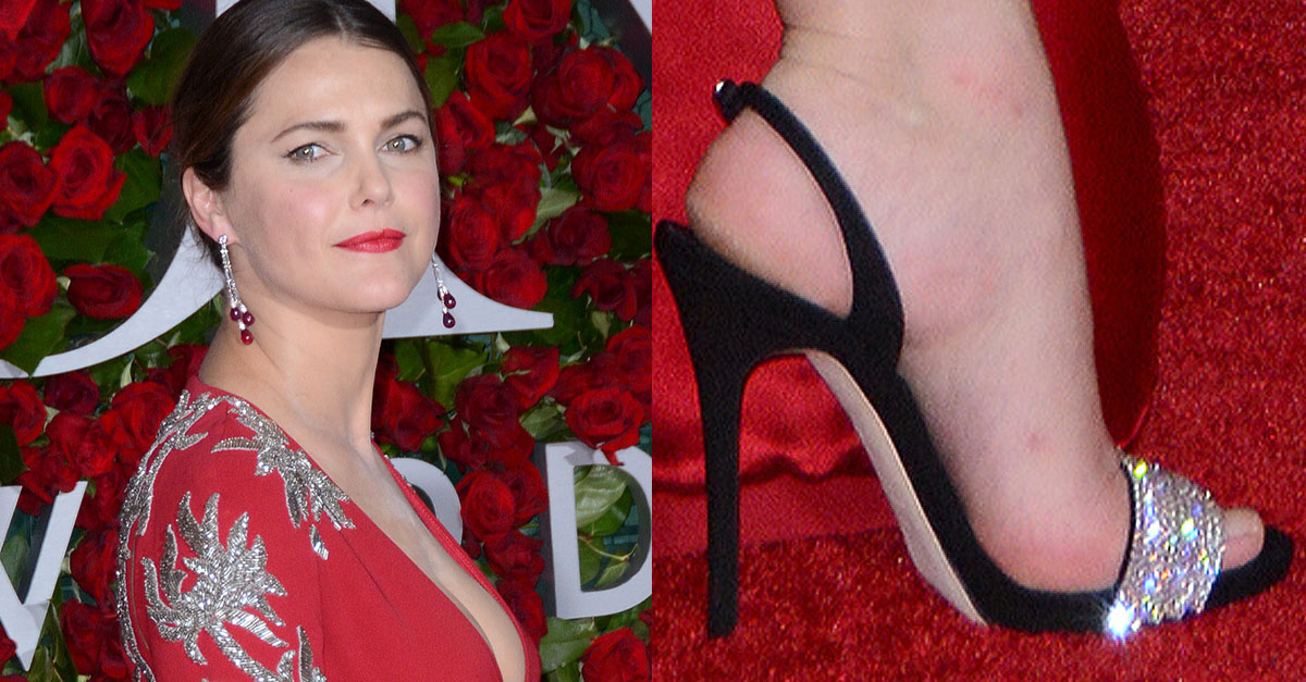 Tony Awards: Keri Russell in Giuseppe Zanotti 'Coline' Sandals