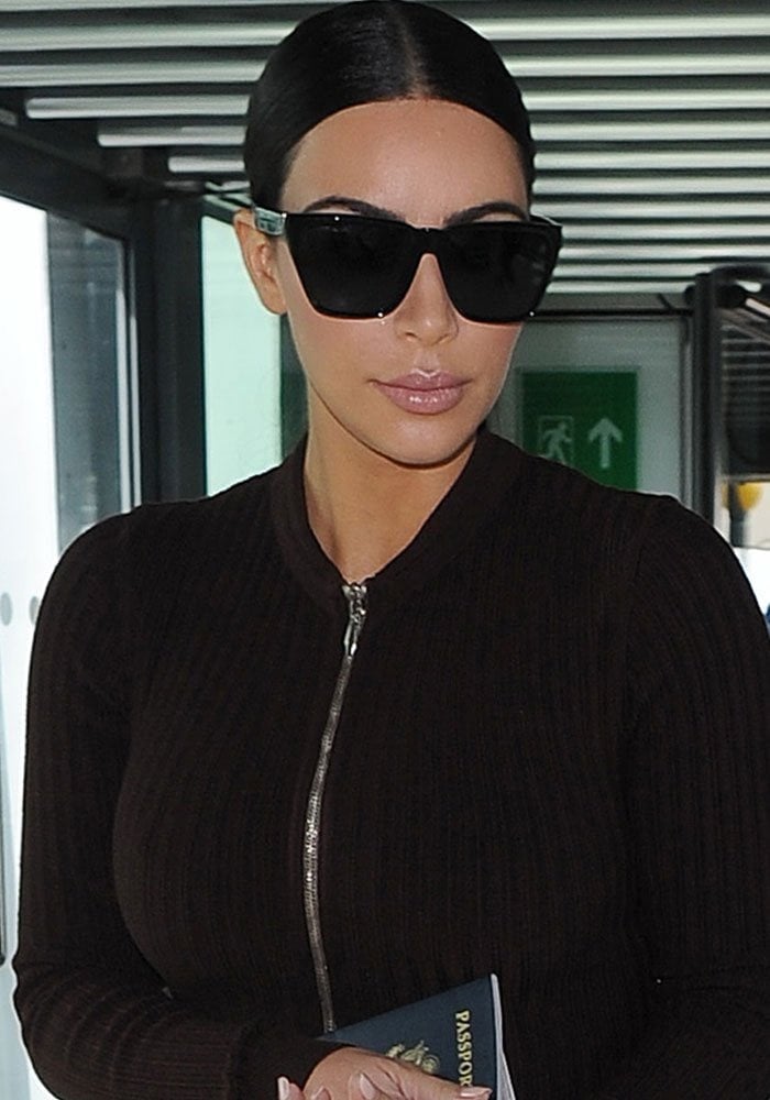 Kim Kardashian Sports Givenchy 