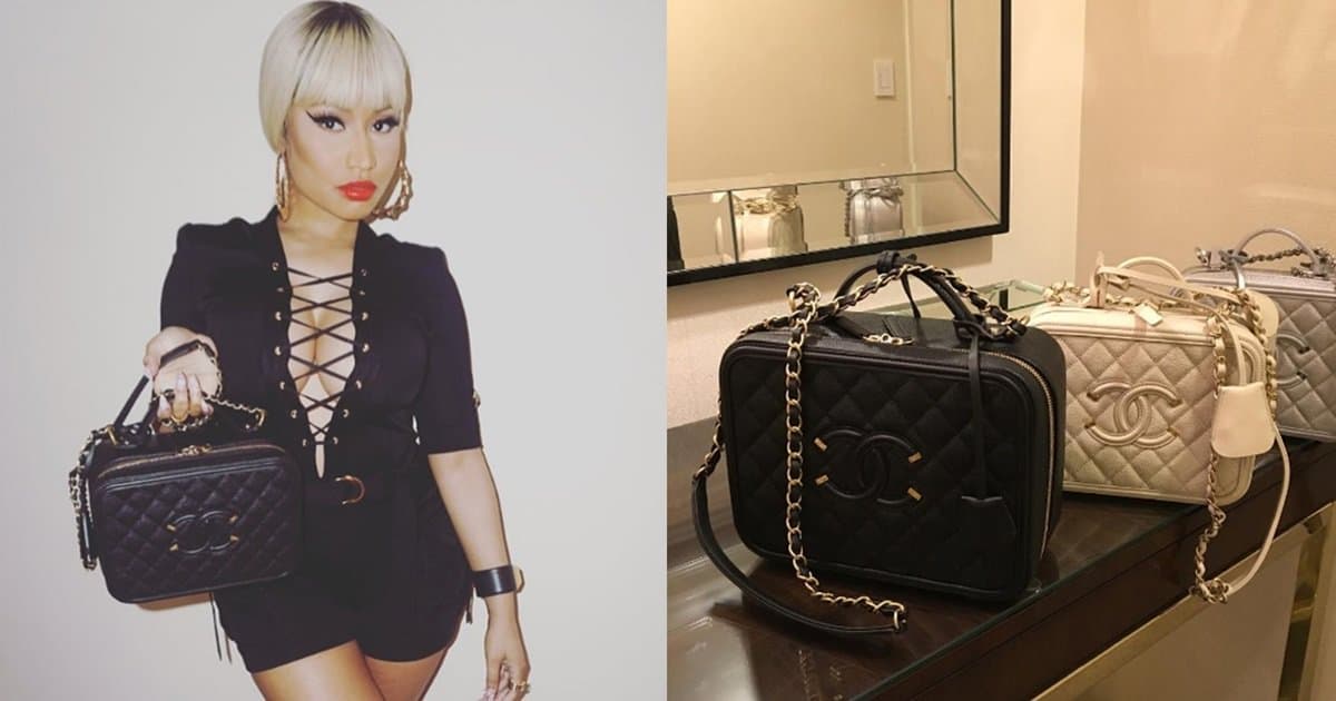 Does anyone recognize the brand of the purse Nicki Minaj is holding? I  can't find it anywhere.. : r/handbags