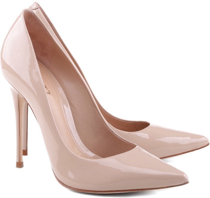 Schutz Nude Court Shoes