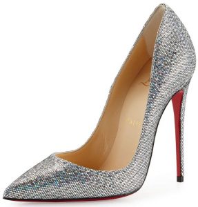 Halle Berry Loves Christian Louboutin's Marbled Patent Leather Pumps